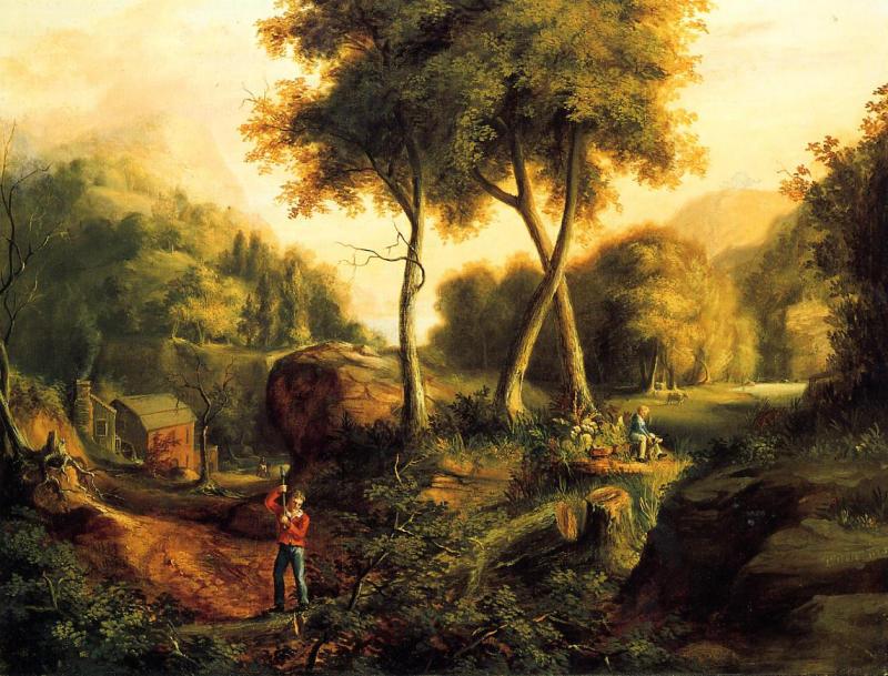 Thomas Cole Landscape1825 Germany oil painting art